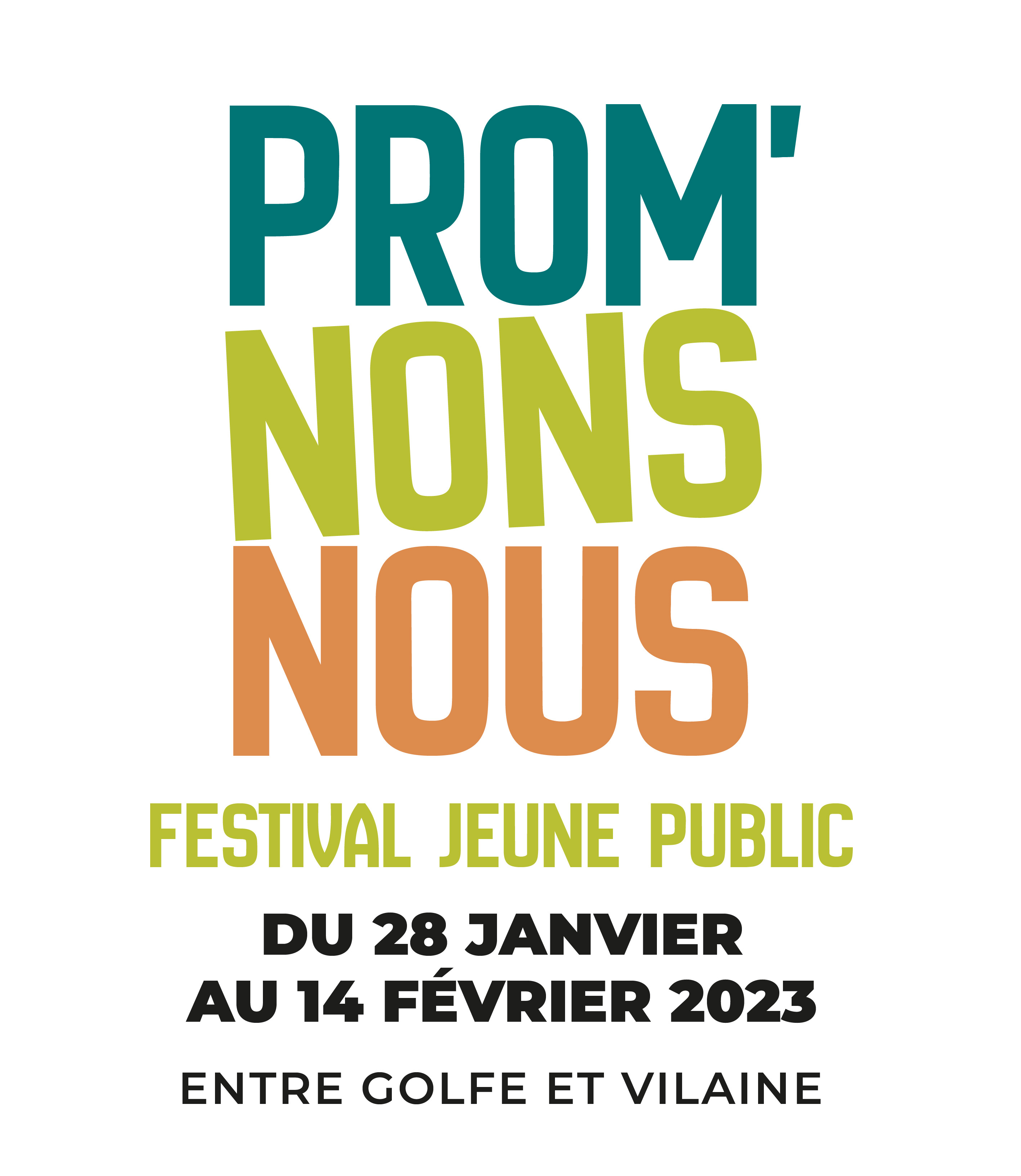<logo Prom'nons nous - festival jeune public du 28 janvier au 14 février>